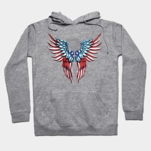 4th of July Wings  #2 Hoodie